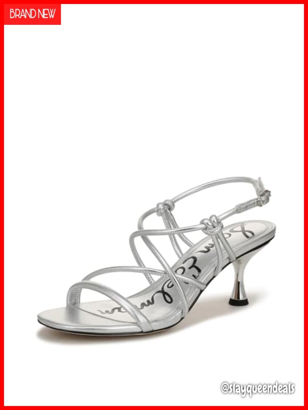 Strappy Kitten Heel Sandal with Ankle Strap Buckle and Open Toe
